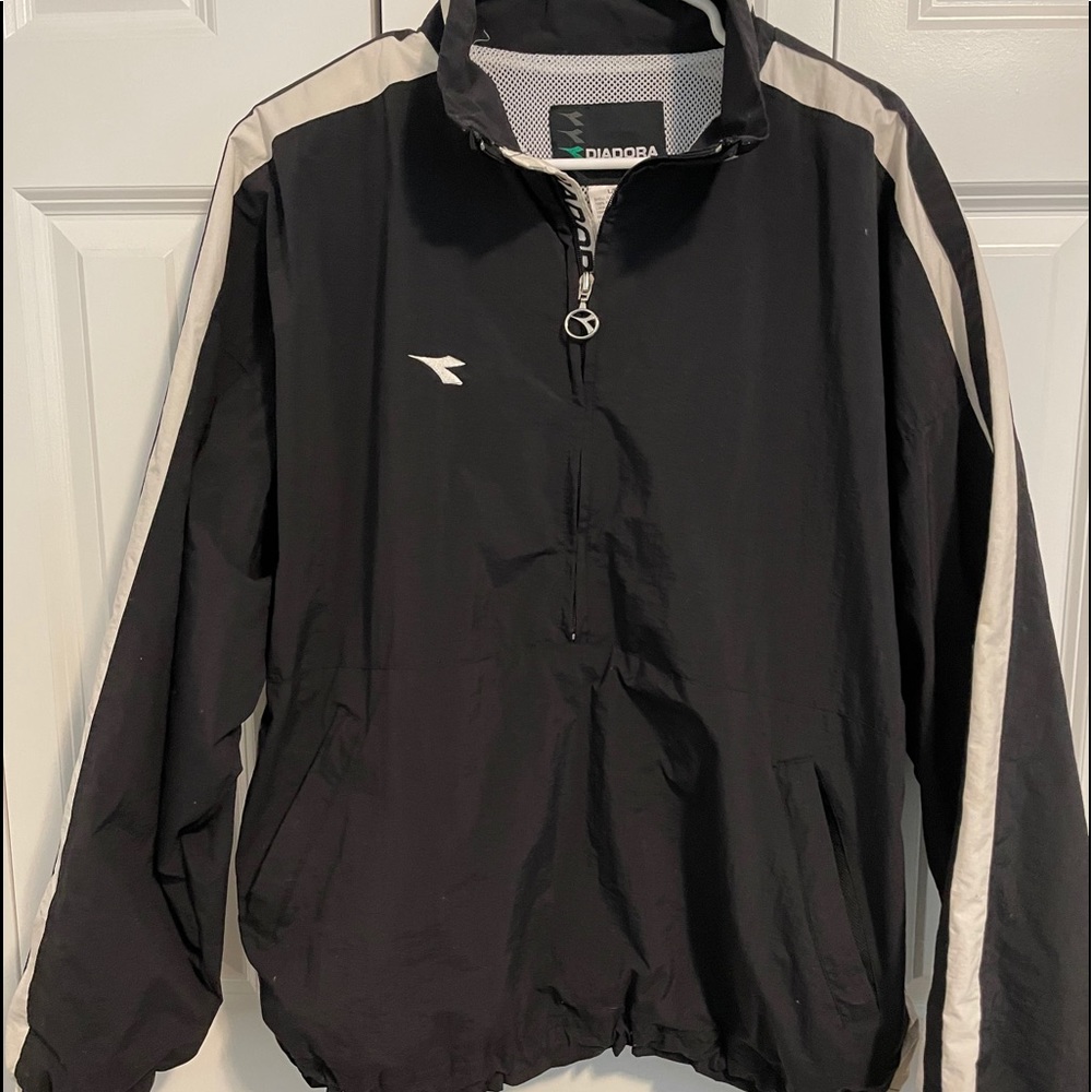 Vintage Diadora pullover jacket L